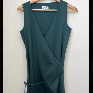 Small Pomelo Wrap Wide Leg Pantsuit